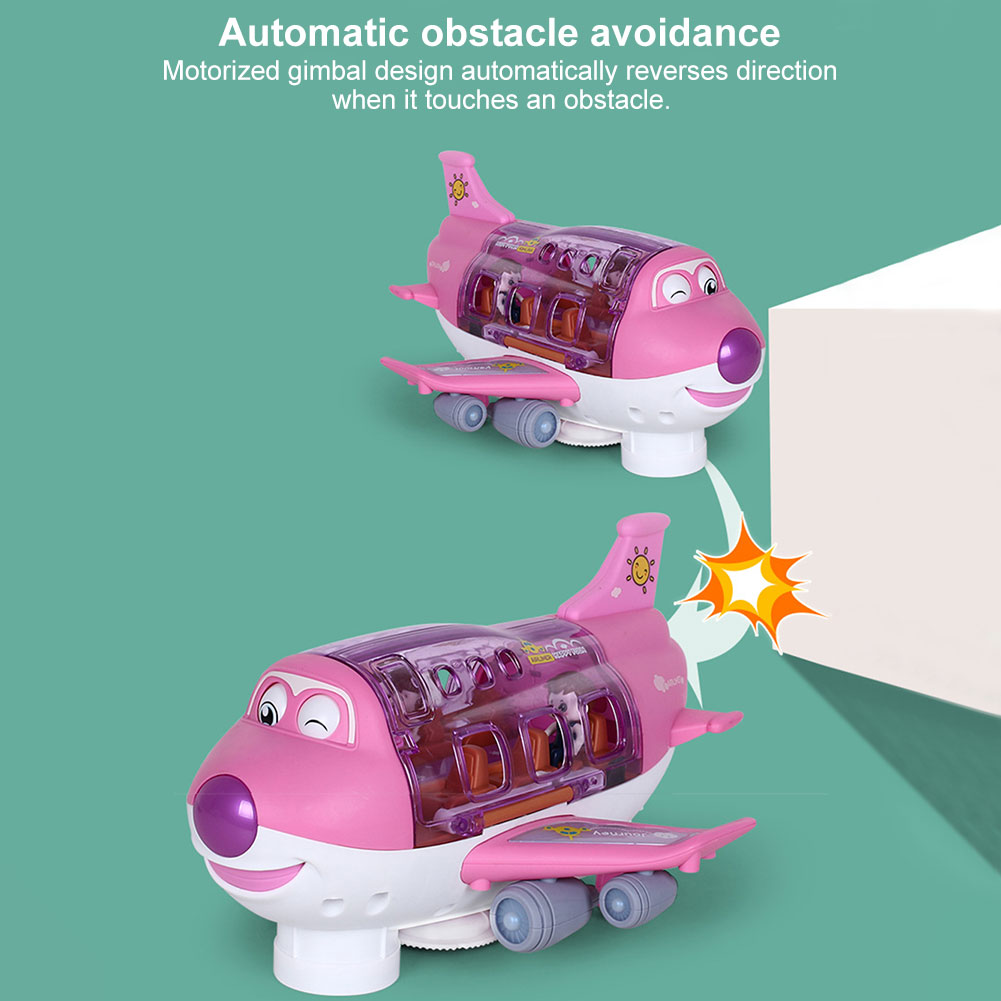 子供のおもちゃ電動飛行機航空機のおもちゃ車飛行機モデル音楽シ - Novelty Gifts のレビューと価格