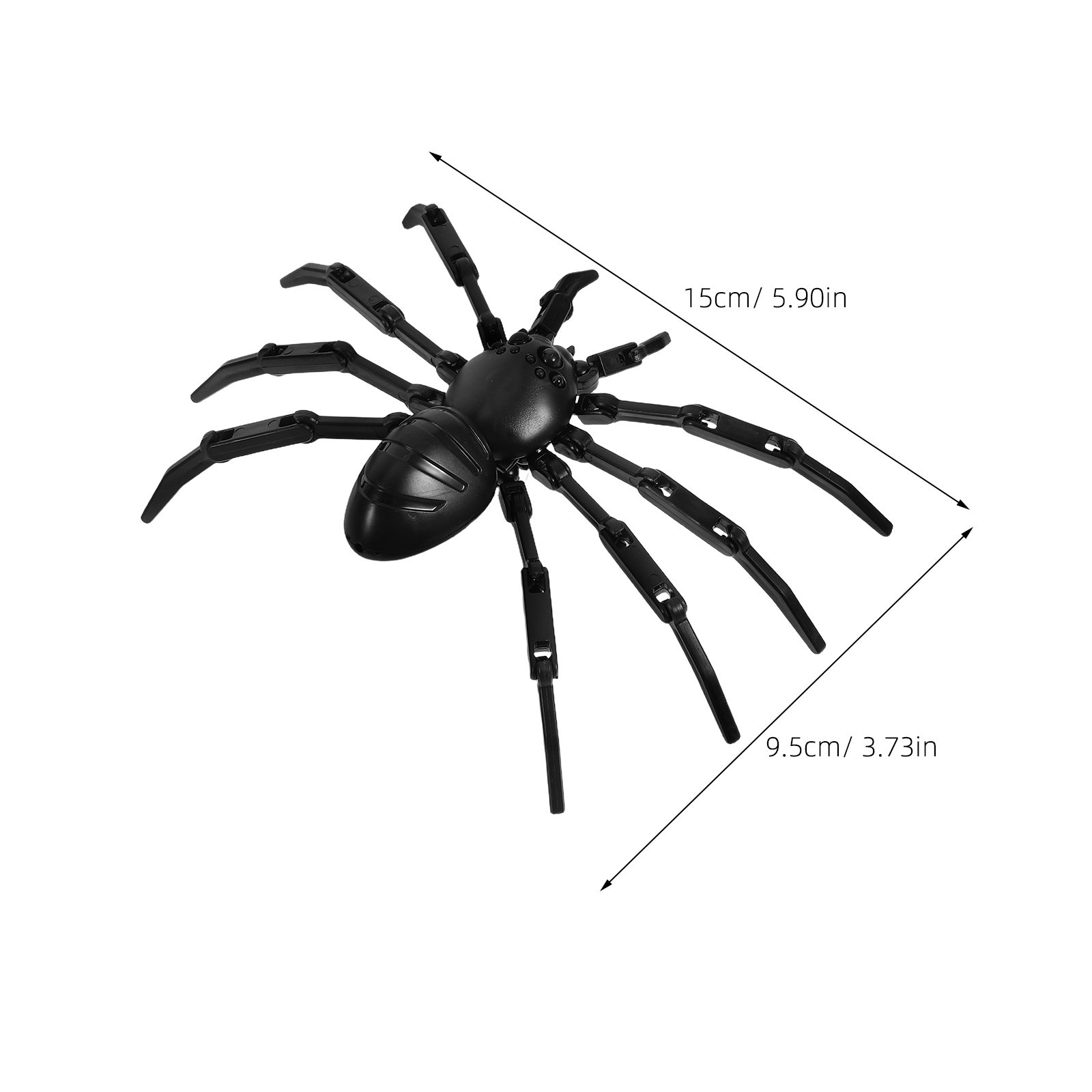 8個入り スパイダー 3D 可動関節式 リアルな巨大ハロウィ - Prank Toys のレビューと価格